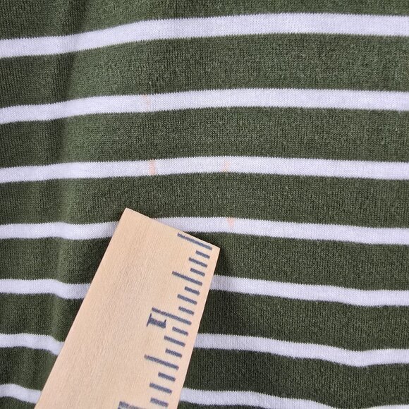 Van Heusen Mens Green & White Striped Polo Shirt XL Cotton - Picture 6 of 6